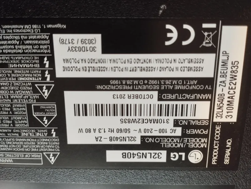 Televisor LG Negro 32 afbeelding 4