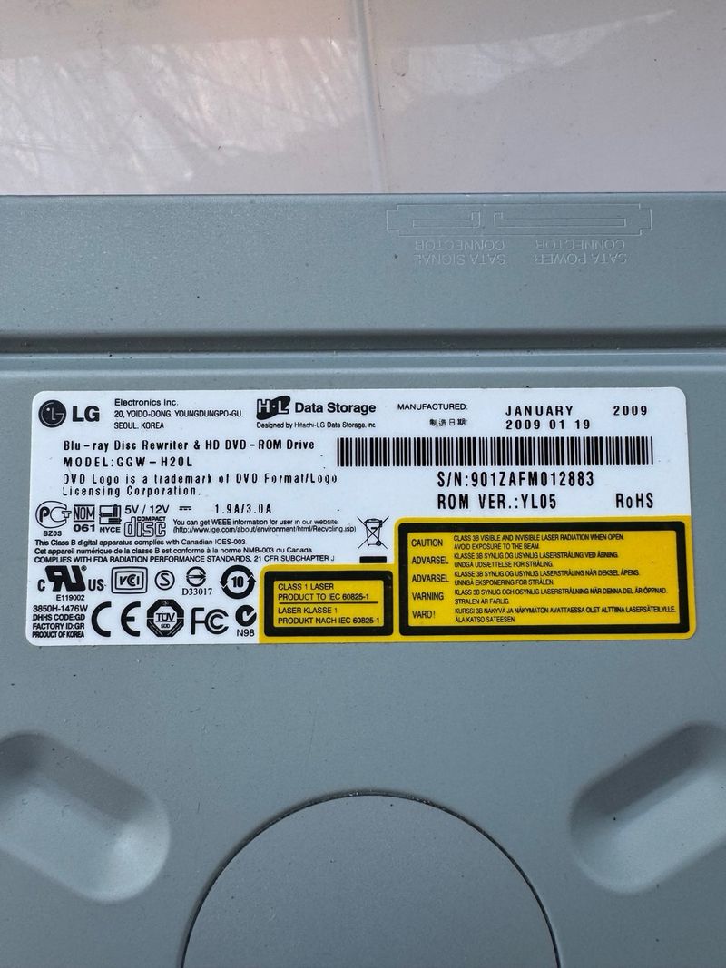 LG Super Multi Blue Lector Blu-ray HD DVD afbeelding 3