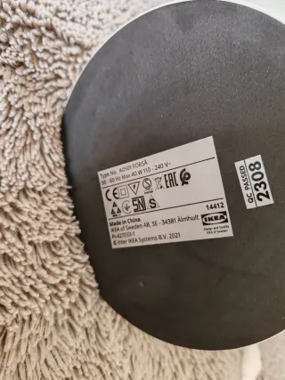 Lámpara Escritorio IKEA FORSA Blanca