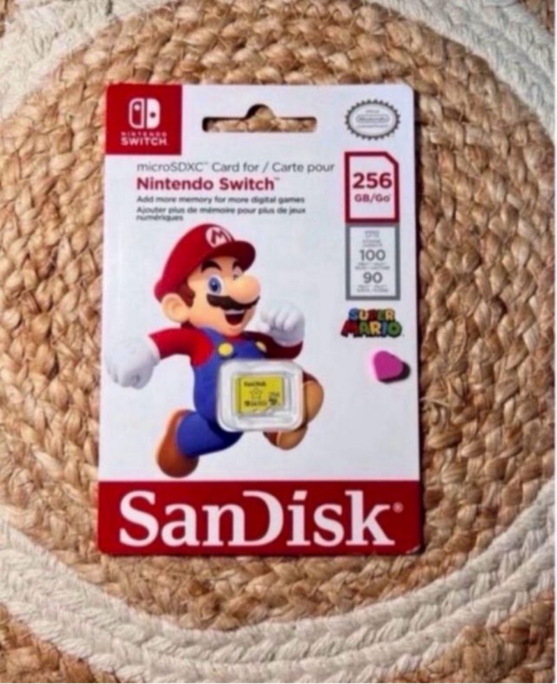 (NUEVO) Tarjeta Micro SD Nintendo Original 256 GB