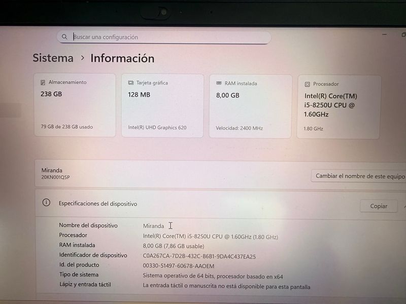Lenovo ThinkPad E480 | Intel i5 | 8GB RAM | SSD afbeelding 5