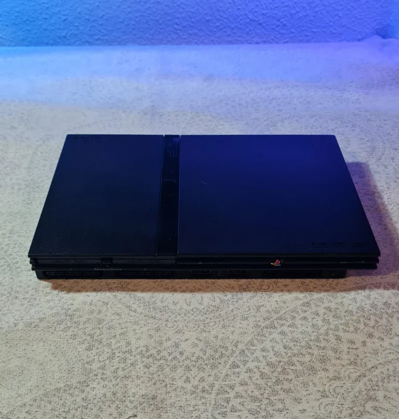Pack Completo PS2 Slim Negra (Playstation 2) afbeelding 2