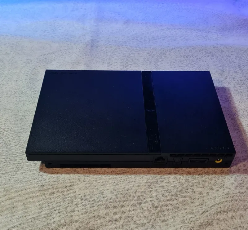 Pack Completo PS2 Slim Negra (Playstation 2) afbeelding 3