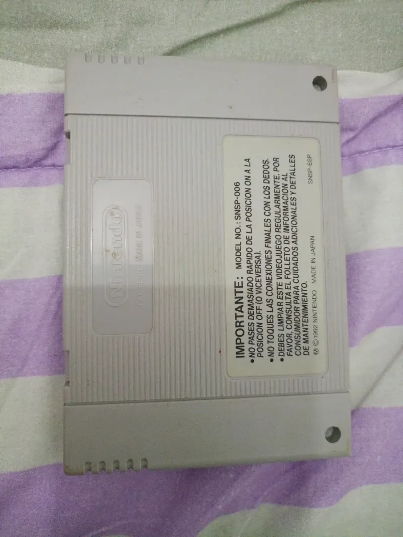 Super Nintendo PAL Version Cartucho afbeelding 2