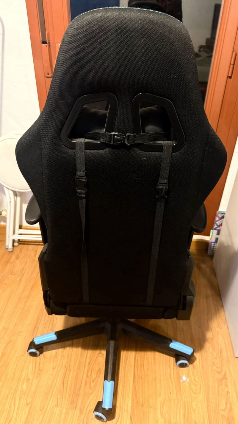 Silla Gaming Negra con Funda Protectora afbeelding 4