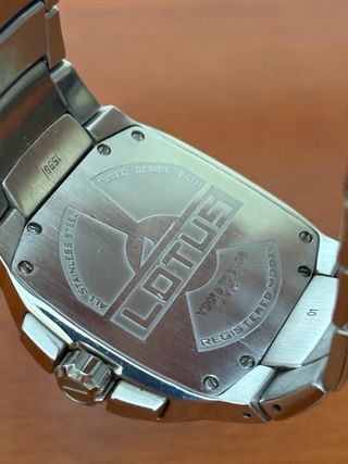 Reloj Lotus Cronógrafo Plata Morado