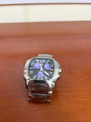 Reloj Lotus Cronógrafo Plata Morado