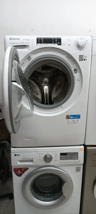 LAVADORA CON SECADORA 8 KG A 5 KG CANDY RPM 1400