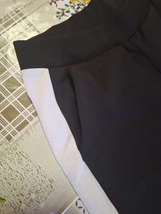 Pantaloni palazzo neri ragazza 10/12 anni