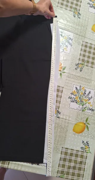 Pantaloni palazzo neri ragazza 10/12 anni