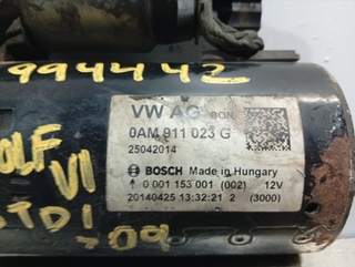 MOTOR ARRANQUE VOLKSWAGEN GOLF VI (5K1)(10.2008)