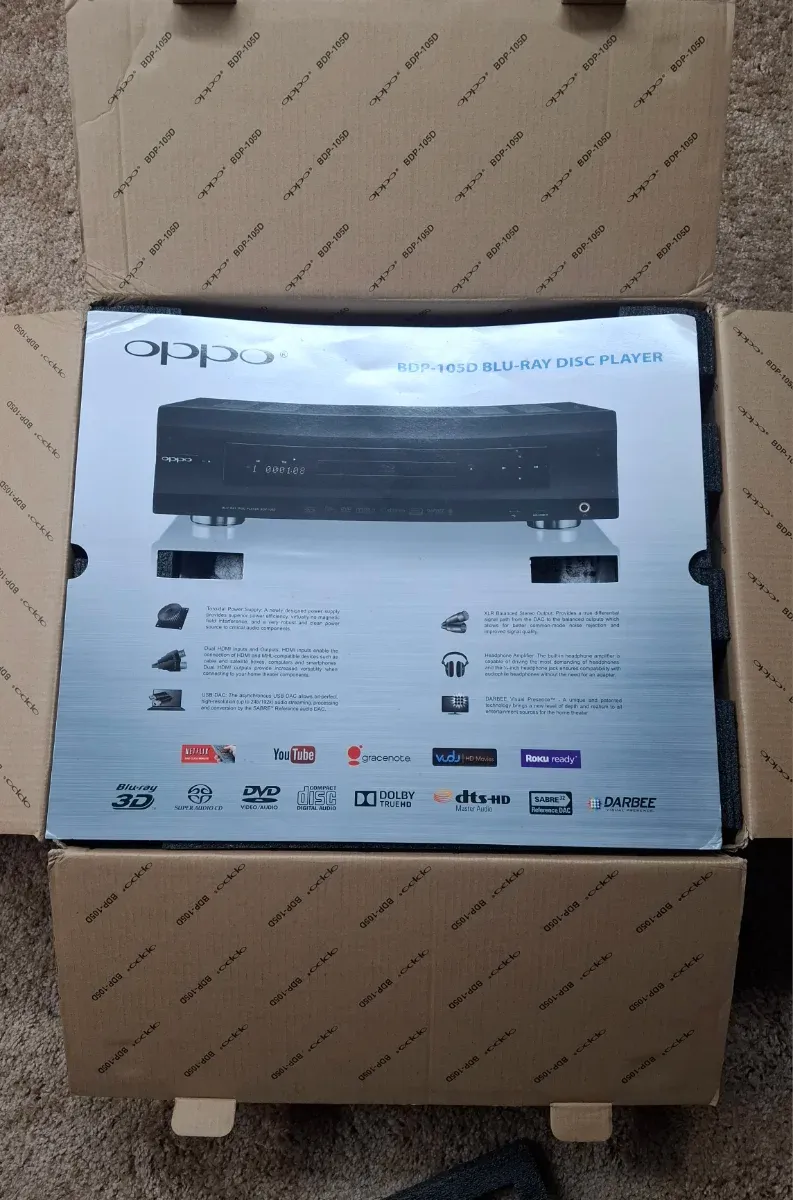 Oppo BDP-105D Lector Blu-ray Multiformato afbeelding 3