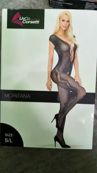 Mono de red con estampado LivCo Corsetti Moritana