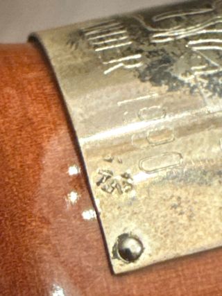 Concha plata ley, sellada. Congreso ORL Santander