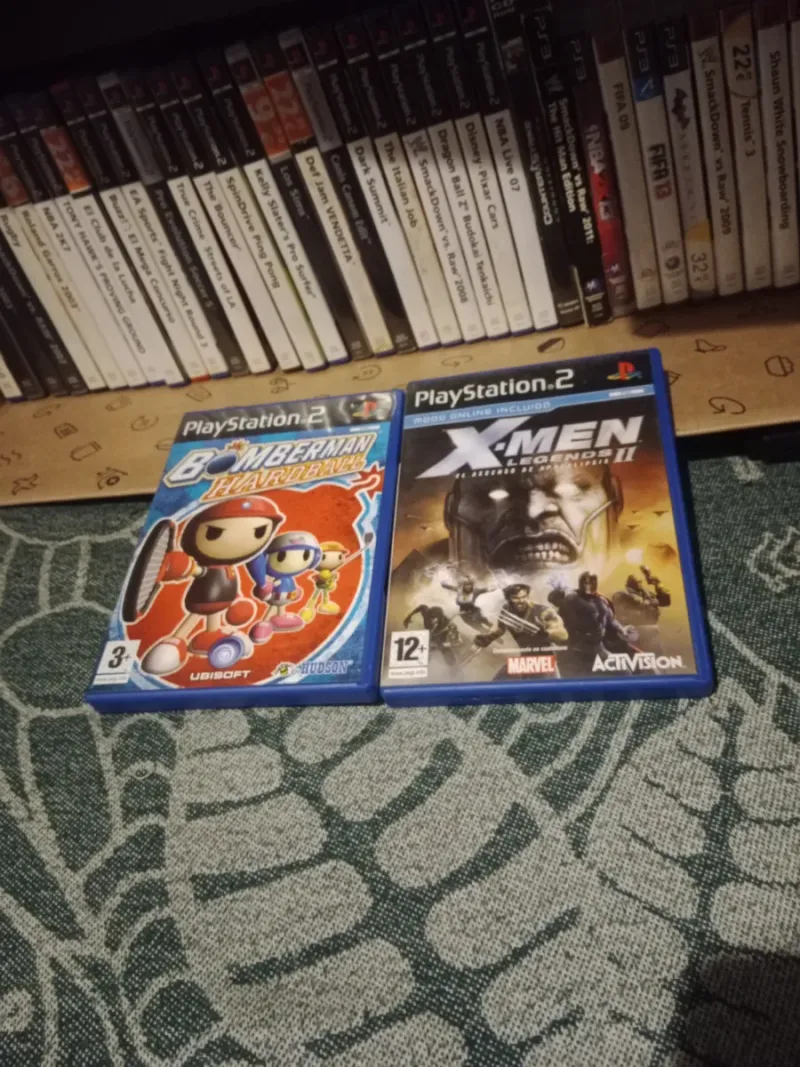 2 Juegos PS2: Bomberman Hardball y X-Men Legends 2