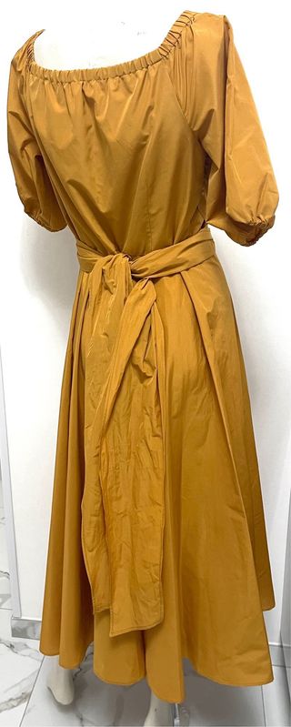 Max Mara Abito Nuovo Col Ocra Tg 44