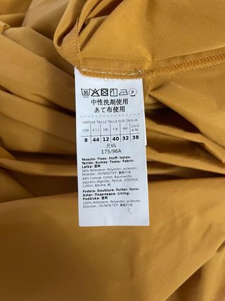 Max Mara Abito Nuovo Col Ocra Tg 44