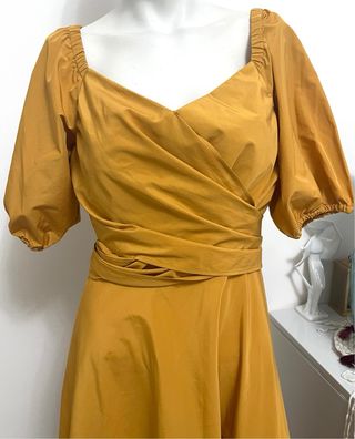 Max Mara Abito Nuovo Col Ocra Tg 44