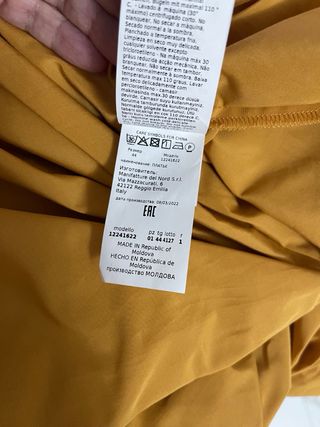 Max Mara Abito Nuovo Col Ocra Tg 44