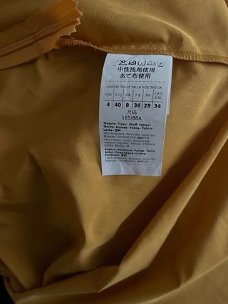 Max Mara Abito Nuovo Col Ocra Tg 40 italiana