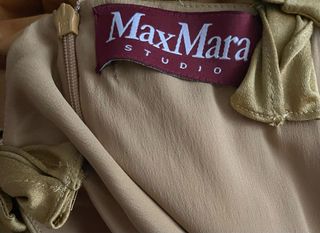 Max Mara Abito Nuovo Col Ocra Tg 40 italiana