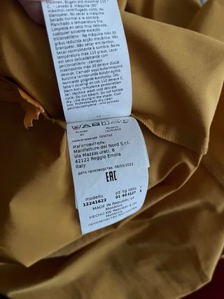 Max Mara Abito Nuovo Col Ocra Tg 40 italiana