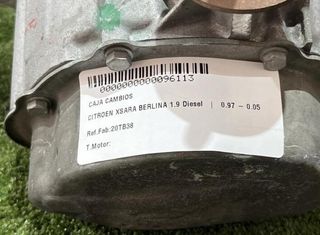 Caja de cambios citroen 20tb38 xsara berlina 96113