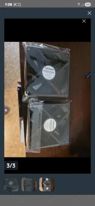 2 Ventiladores PC 80mm