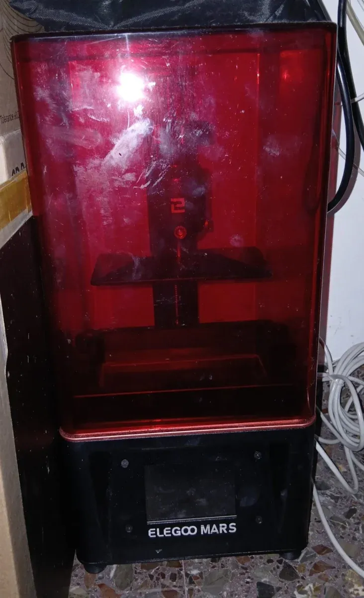 Impresora 3D Resina Elegoo Mars Roja/Negra afbeelding 3