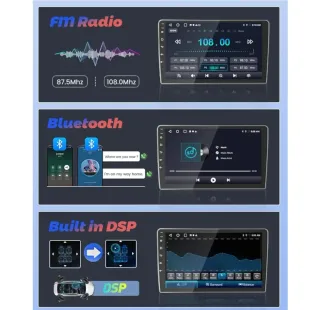 Radio Android 13 Coche Citroen C4 2004-2009