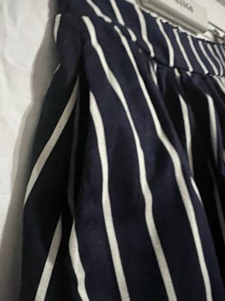 Falda rayas azul y blanco
