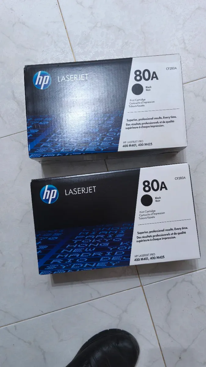 2 Cartuchos Tóner HP 80A Negro Original