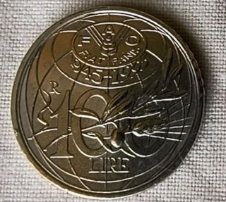 Moneta Italiana 100 Lire FAO 1945-1995