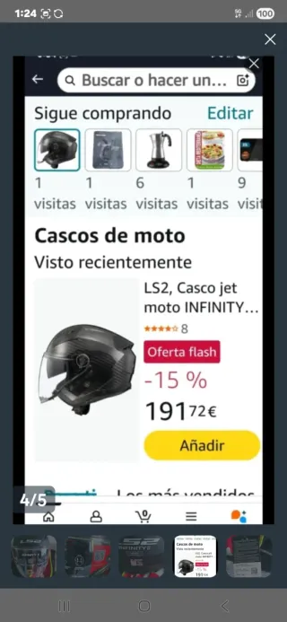 Casco LS2 Infinity II Fibra de Vidrio