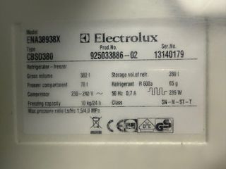Frigorífico Combi Electrolux