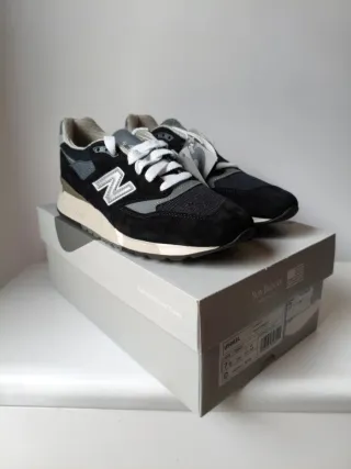 New Balance 998 Made in USA Gris/Negro