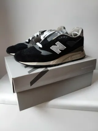 New Balance 998 Made in USA Gris/Negro