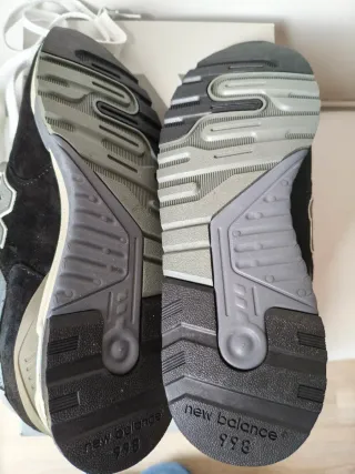 New Balance 998 Made in USA Gris/Negro