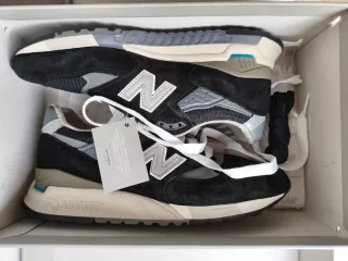 New Balance 998 Made in USA Gris/Negro
