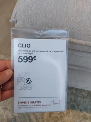 Sofá Cama Maison du monde BASIC Beige