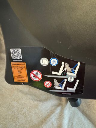 Silla coche Britax Römer Max Way Plus