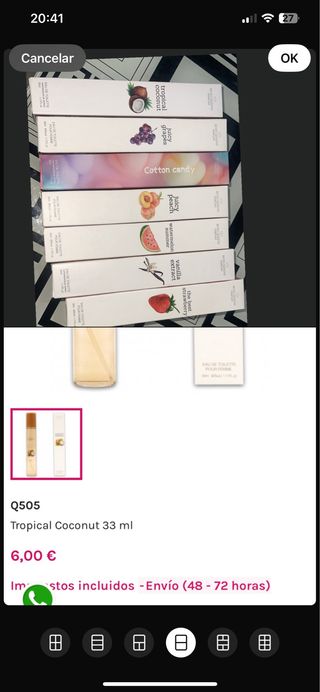 Colonia Tropical Coconut 33 ml