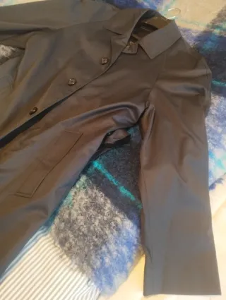 Gabardina Azul Hombre nueva 46 emidio tucci