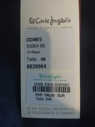 Gabardina Azul Hombre nueva 46 emidio tucci