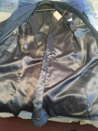 Gabardina Azul Hombre nueva 46 emidio tucci