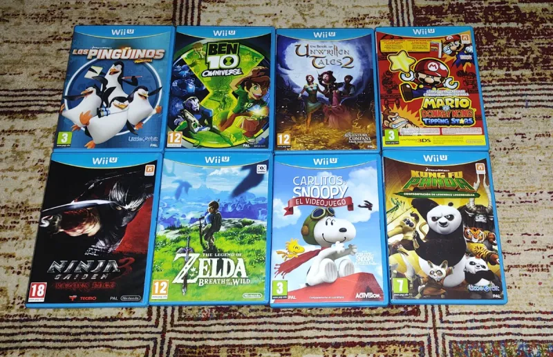 Pack 1 Juegos Wii U PAL ESP