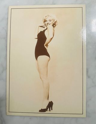 Cartolina Marilyn Monroe Vintage 10x15 cm