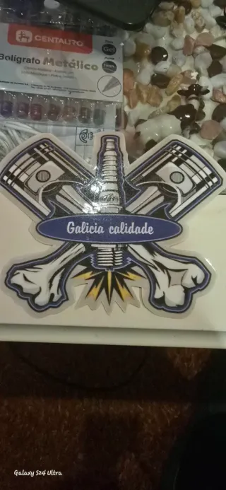 Pegatina Galicia Calidade Motor