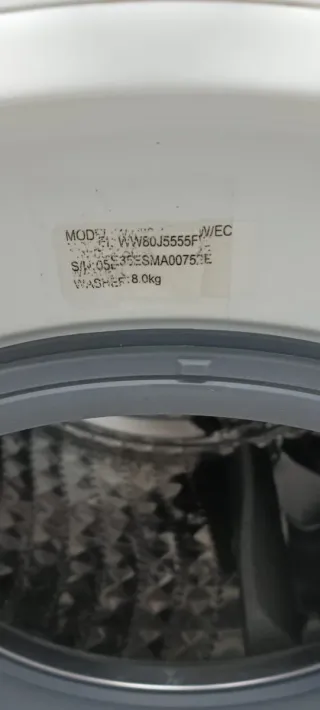 Lavadora Samsung ecobubble 8 kg