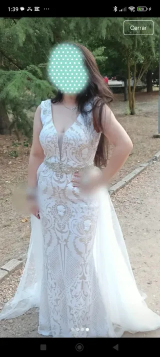 Vestido de fiesta blanco